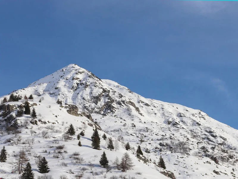 Mount Ida during winter